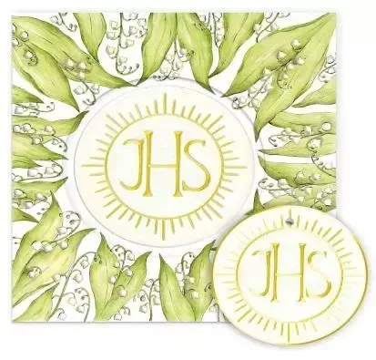 Karnet Kw Komunia. Hostia Z Konwaliami na Arena.pl