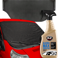 MATA ANTYSZRONOWA NA SZYBĘ BUS 220X100 ODMRAŻACZ DO LODU SZRONU K2 ALASKA