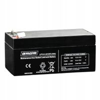 Akumulator GROM 12V 3.5Ah LP12-3.5 Bezobsługowy do zabawek, alarmów, UPS