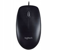 Mysz przewodowa Logitech B100 czarna USB 800 DPI