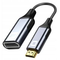 co2 adapter hdmi do displayport 1.4 kabel hdmi - dp fhd 240hz 4k 60hz hdr