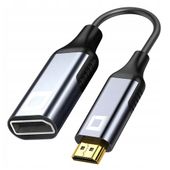 co2 adapter hdmi do displayport 1.4 kabel hdmi - dp fhd 240hz 4k 60hz hdr