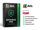 AVG Antivirus Pro • Antywirus • Android • 1 urządzenie • 1 rok