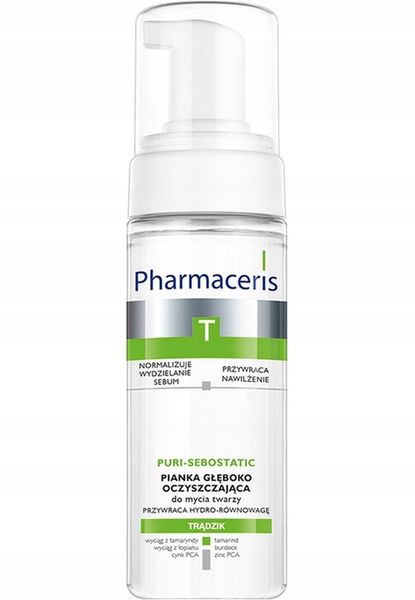 Pianki do twarzy Pharmaceris 150 ml Puri-Sebostatic zdjęcie 6