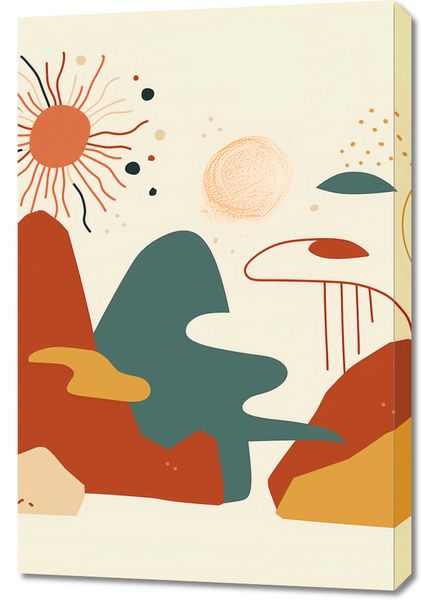 Obraz 60x90cm Kosmos Barw zdjęcie 1