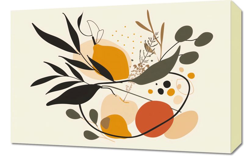 Obraz 60x40cm Botaniczny Wir zdjęcie 1