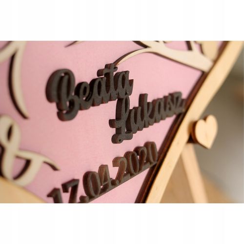 Księga Gości w Kształcie Serca Wesele Prezent na Ślub na Arena.pl