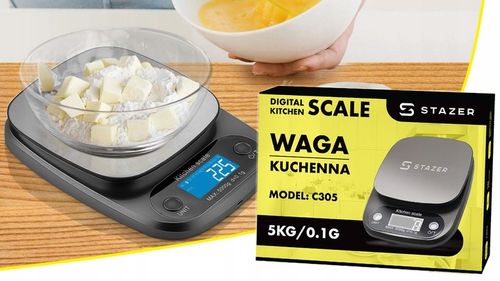 WAGA KUCHENNA ELEKTRONICZNA PRECYZYJNA LCD DIETETYCZNA + BATERIE na Arena.pl