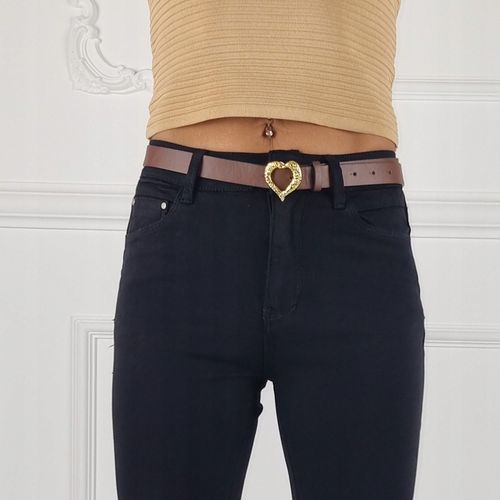 M.SARA SPODNIE JEANSOWE DAMSKIE WYSOKI STAN DUŻE ROZMIARY PASEK GRATIS na Arena.pl