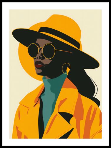 Plakat 39,5x55cm Żółta Stylowość na Arena.pl