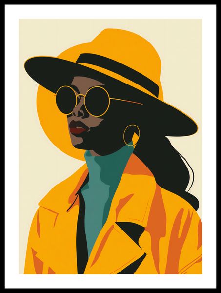 Plakat 39,5x55cm Żółta Stylowość zdjęcie 3