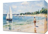 Obraz 40x30cm Życie na Brzegu