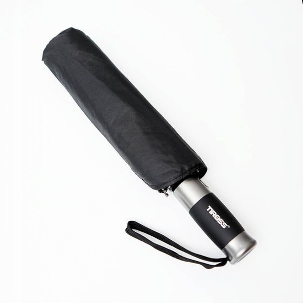 PARASOL PARASOLKA AUTOMATYCZNY WIATROODPORNY CZARNY TIROSS zdjęcie 8