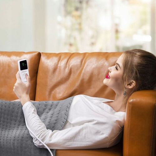 PODUSZKA ELEKTRYCZNA MATA GRZEWCZA ROZGRZEWAJĄCA TERMOFOR NA PLECY 100W na Arena.pl