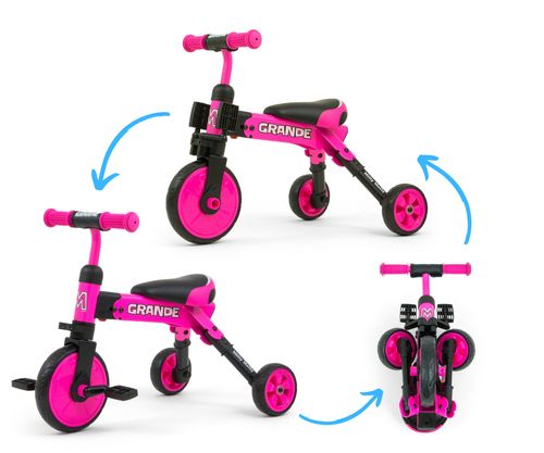 Milly Mally Rowerek 2w1 Grande Pink na Arena.pl