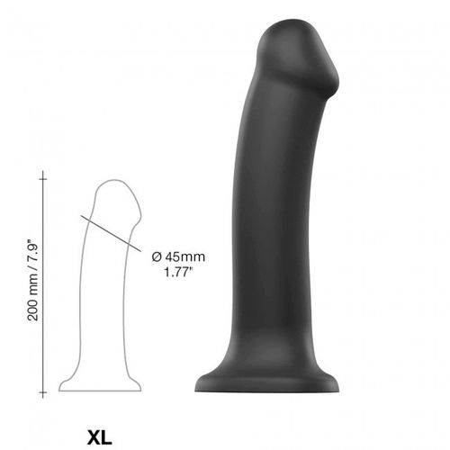 silicone bendable dildo double density black xl na Arena.pl