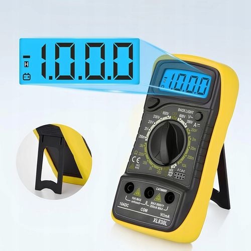 PROFESJONALNY MIERNIK CYFROWY MULTIMETR PRĄDU NAPIĘCIA UNIWERSALNY na Arena.pl