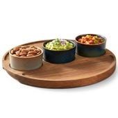 Miseczki Talerz Miska na Przekąski Przystawki Tapas Sosy Dipy Dipówka Deska