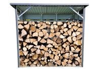 Wiata śmietnikowa otwarta drewutnia -pad tył 2x0,8 Schowek na drewno ID547