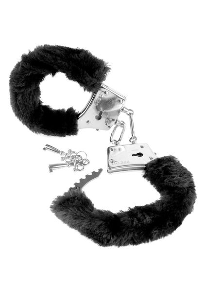 Kajdanki-Ff Beginners Furry Cuffs Black zdjęcie 2