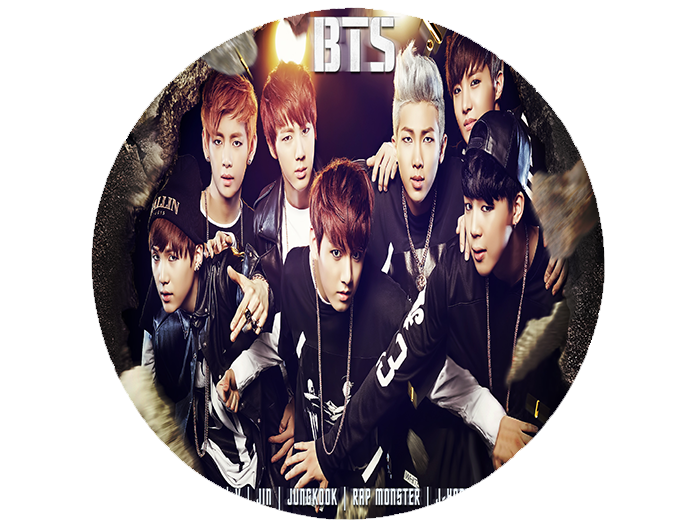 Opłatek na tort BTS zdjęcie 1