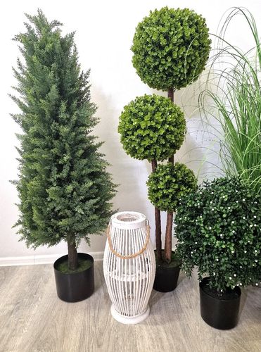 LAMPION BAMBUSOWY RATTANOWY LATARNIA 85 CM BIAŁY na Arena.pl