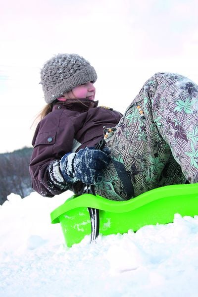 2x Sanki Ślizg Bobslej z hamulcami Szybki jeździk zdjęcie 3