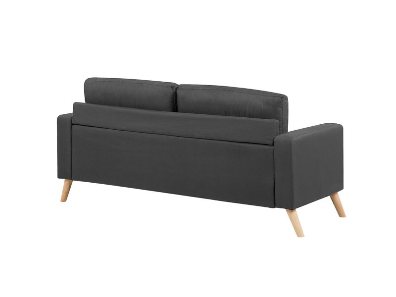 Sofa 2-osobowa ciemnoszara KALMAR zdjęcie 4
