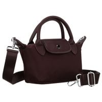 bordowa listonoszka damska z poliestru zawieszona na szerokim pask