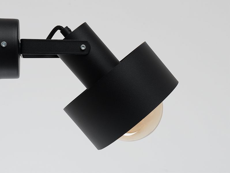 Lampa ścienna FAY WALL PLUS – czarny zdjęcie 1