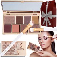 Paleta cieni do oka oczu powiek makijażu pędzel do malowania na prezent
