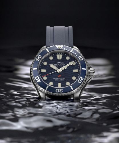 Zegarek Męski Timex TW2Y40300 niebieski pasek na Arena.pl
