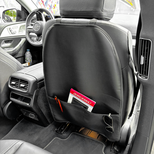 Mata Pod Fotelik Ochronna Osłona Na Tył Tyłu Kieszeń Fotela Siedzenia Skóra na Arena.pl