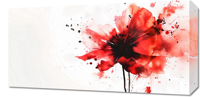 Obraz 60x30cm Płynna Akwarela zdjęcie 1