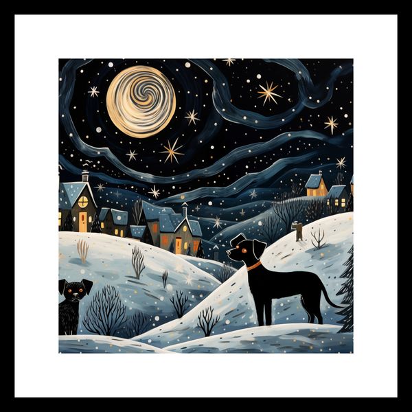 Plakat 30x30cm Nocny Psi Patrol zdjęcie 3