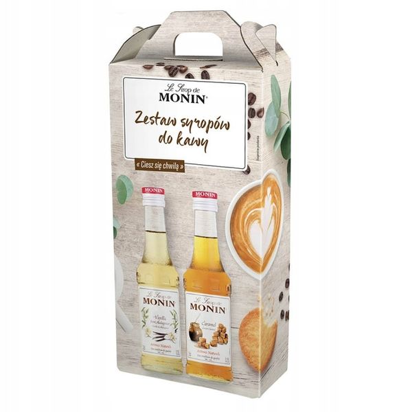 Syrop do kawy Monin zestaw mix smaków 250ml Wanilia i Karmel zdjęcie 2