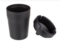 Popielniczka Bezdymna w kształcie Kubka Czarna