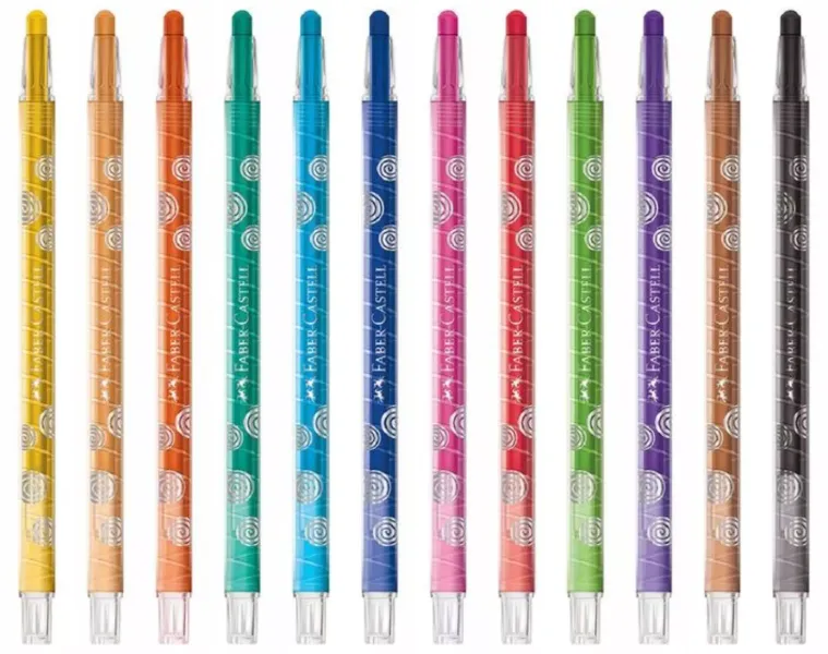 Faber-Castell 24 Twistable Wax Crayons zdjęcie 4