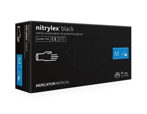 Rękawice nitrylowe nitrylex black M 100 szt na Arena.pl