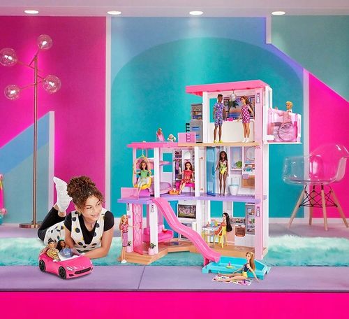 BARBIE AUTO RÓŻOWY KABRIOLET SAMOCHÓD DLA LALEK na Arena.pl