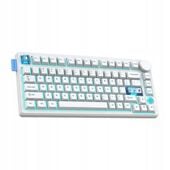 ONIKUMA MT706 Klawiatura Mechaniczna QWERTY USB + Bluetooth Gamingowa Biała