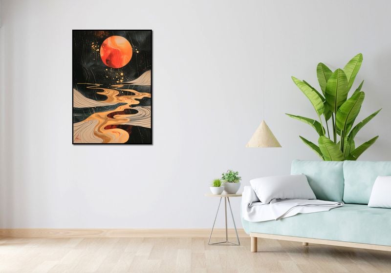 Plakat 68x98cm Planetarny Taniec zdjęcie 4