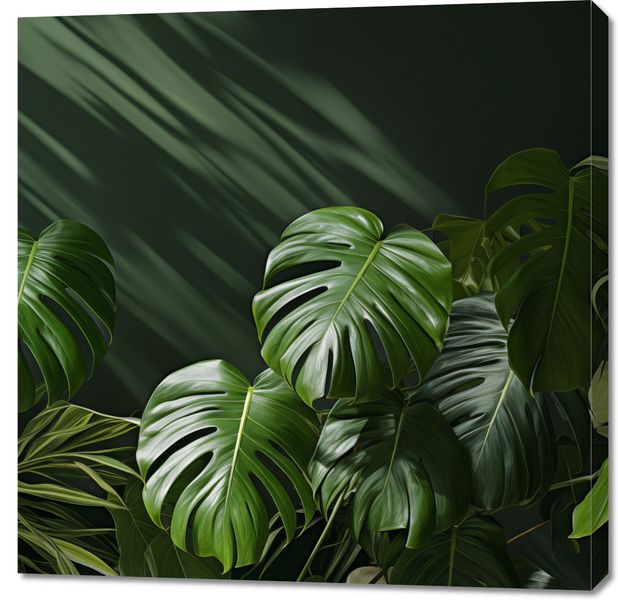 Obraz 90x90cm Szepczące Liście zdjęcie 1
