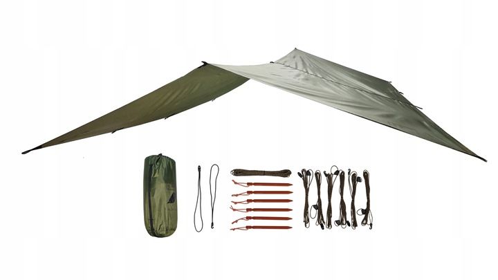 Płachta biwakowa BUSHMEN EASY Tarp 4x3m zdjęcie 1