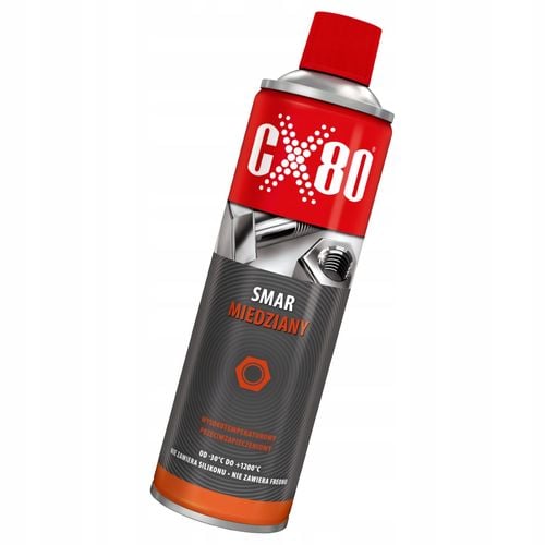 CX80 SMAR MIEDZIANY 500ml Aerozol Smar Miedziowy Spray do 1200°C na Arena.pl