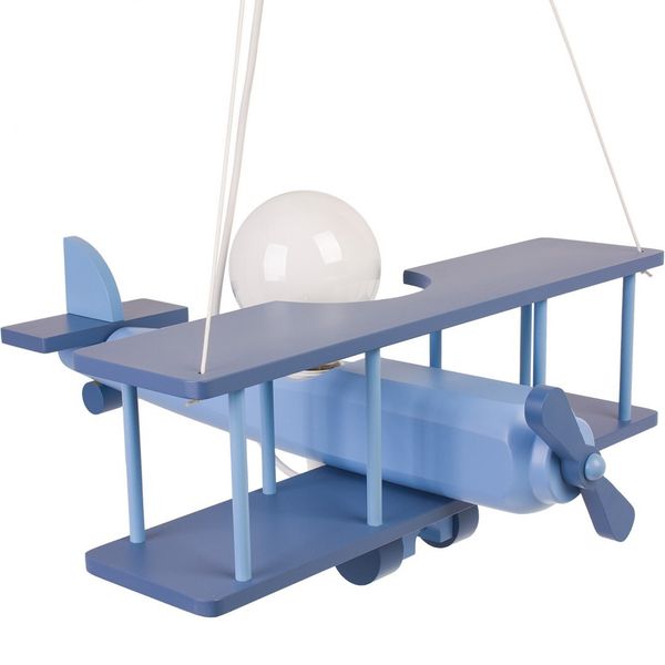 Samolot duży niebieski zdjęcie 7