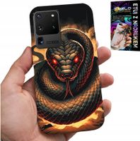 ETUI DO SAMSUNG GALAXY S20 Ultra - WĄŻ, WĘŻE KOBRA GRZECHOTNIK CASE + FOLIA