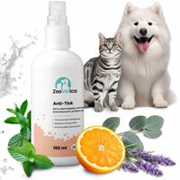 ZooVetica Przeciwkleszczowy SPRAY odstraszający KLESZCZE PCHŁY Psa Kota