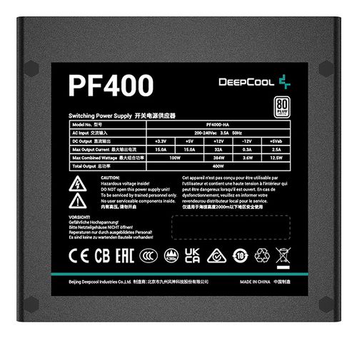 Zasilacz Deepcool PF400 400W 80 Plus na Arena.pl