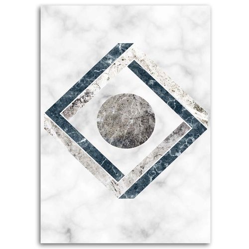 Emaga Obraz na płótnie, Geometryczna abstrakcja - 60x90 na Arena.pl